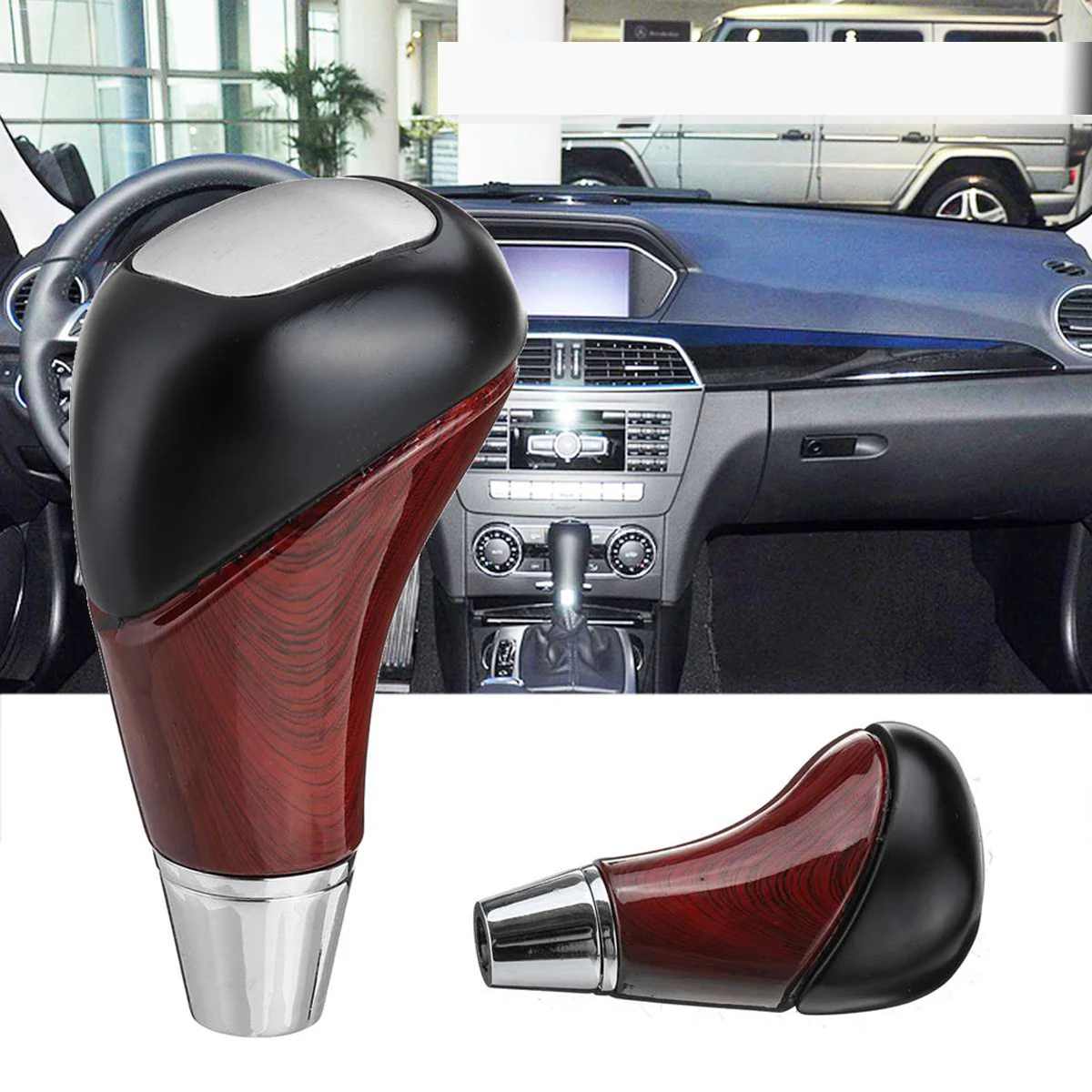 

Car Handball Head Auto Gear Knob Cover Shifter Lever Stick For MERCEDES Benz W210 W220 W163 W202 W140 Car Styling