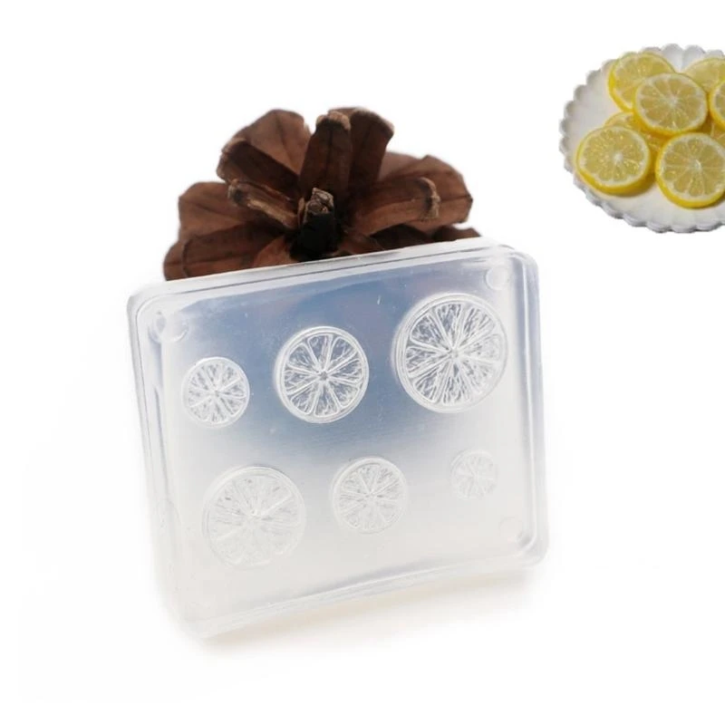  Delicate Lemon Slices Mold Reusable Silicone Molds for Decorative Crafts Handmade Jewelry Mould Phone Case Decoration