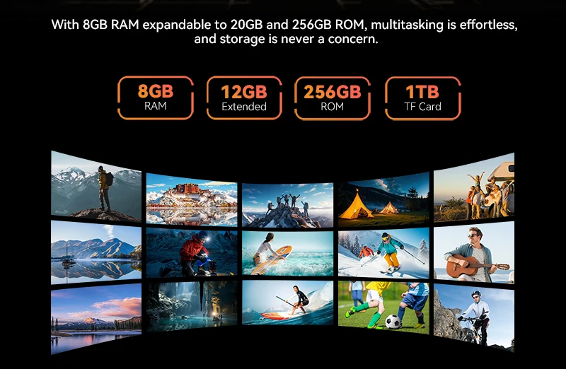 Rugged Smartphone Android 16, Cubot KingKong ACE 5, 20GB RAM(8+12GB), 256GB ROM, 10200mAh Battery, 6.745" 120Hz Screen, 48MP,NFC