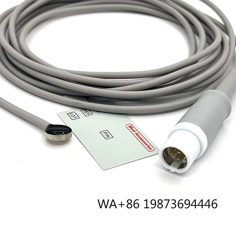 

Reusable Adult Skin Temperature Probe, Compatible Spacelabs Medical Sensors