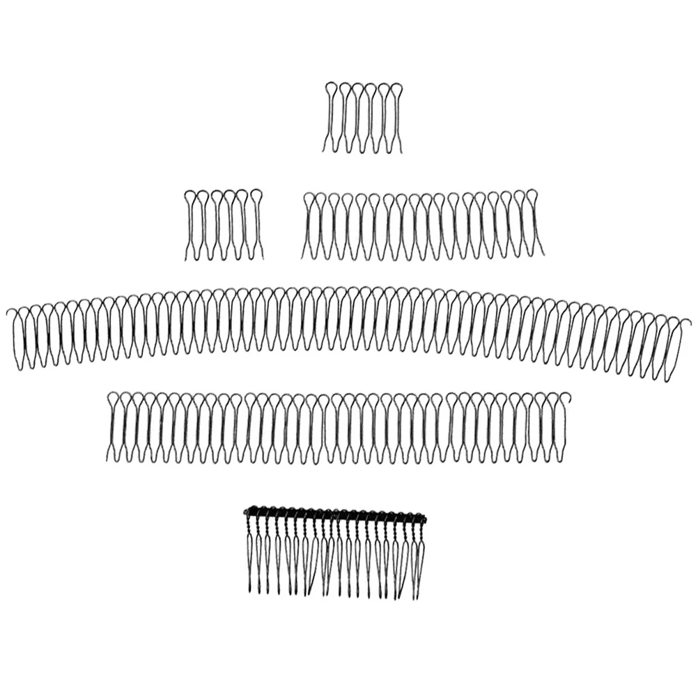 

5 Pcs Invisible Hair Finishing Fixer Comb Pin Accessories for Girls Miss Barrettes