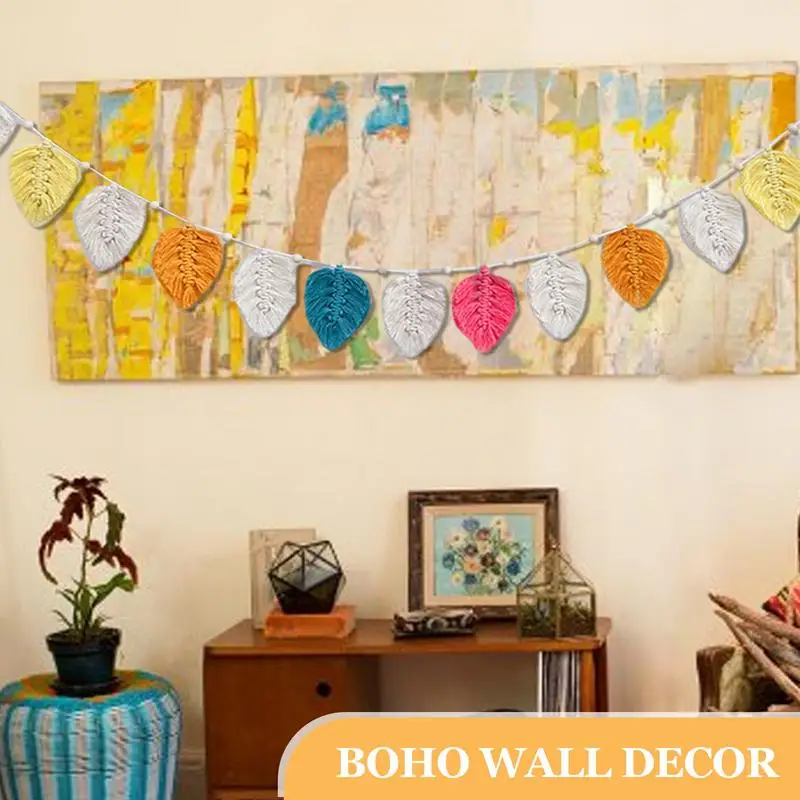 Décoration murale chic en macramé, art mural Boho, décor de chambre à coucher Boho, décor pour chambre, maison, fête des mères, festivals, salon