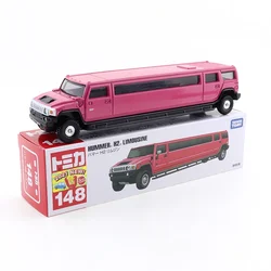 TAKARA TOMY Tomica tipo lungo Tomica No.148 Hummer H2 Limousine lega di metallo pressofusione modello di auto ragazzi giocattolo regalo di natale