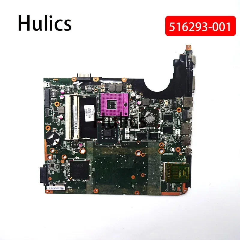 Hulics Used 516293-001 DAUT3DMB8D0 For HP Pavilion DV7 DV7-2000 Laptop Motherboard PM45 DDR2 HD4500 Series GPU