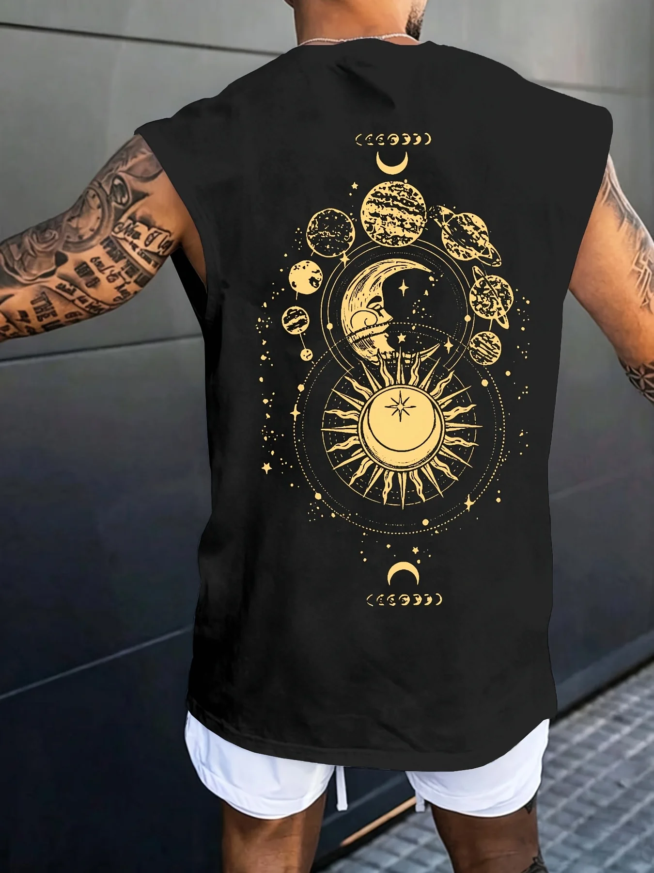 Men’s Pure Cotton Tank Top Korean Basic Street Daily Outfit