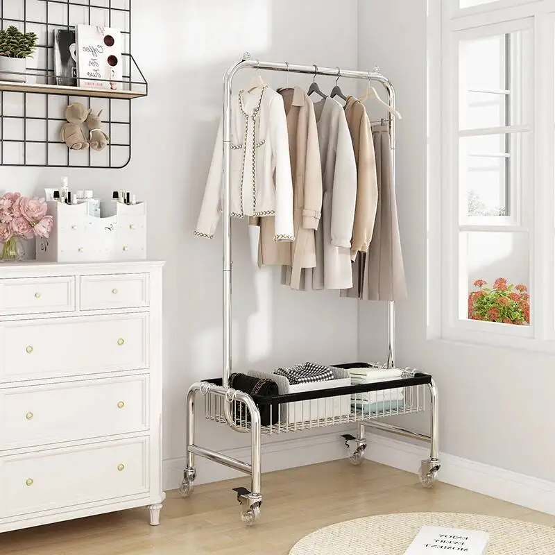 Estante de almacenamiento minimalista de Metal, Perchero moderno para abrigos de Hotel, Perchero plegable desmontable, Burro Ropa Perchero, muebles para sala de estar