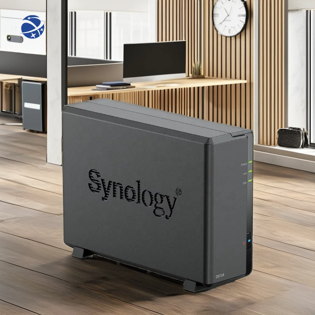 DS124 DiskStation 2U Rack 2U Solución de almacenamiento de red Interfaz SSD Nuevos condiciones Servidor NAS de red nube privada