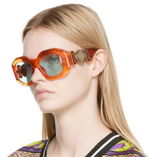 Luxus Marke Designer Vintage Übergroßen Quadratischen Sonnenbrille Frauen Männer Klassische Großen Rahmen Männliche Sonnenbrille Für Weibliche UV400 – Detail 3