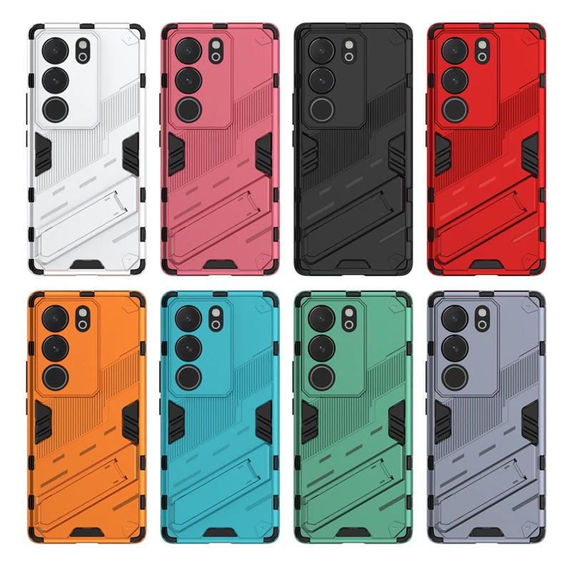 For Vivo V29 Case Cover Vivo V29 Capa New Shockproof Lens Protective Bumper Kickstand Back Holder Cover For Vivo V29 V 29 Fundas