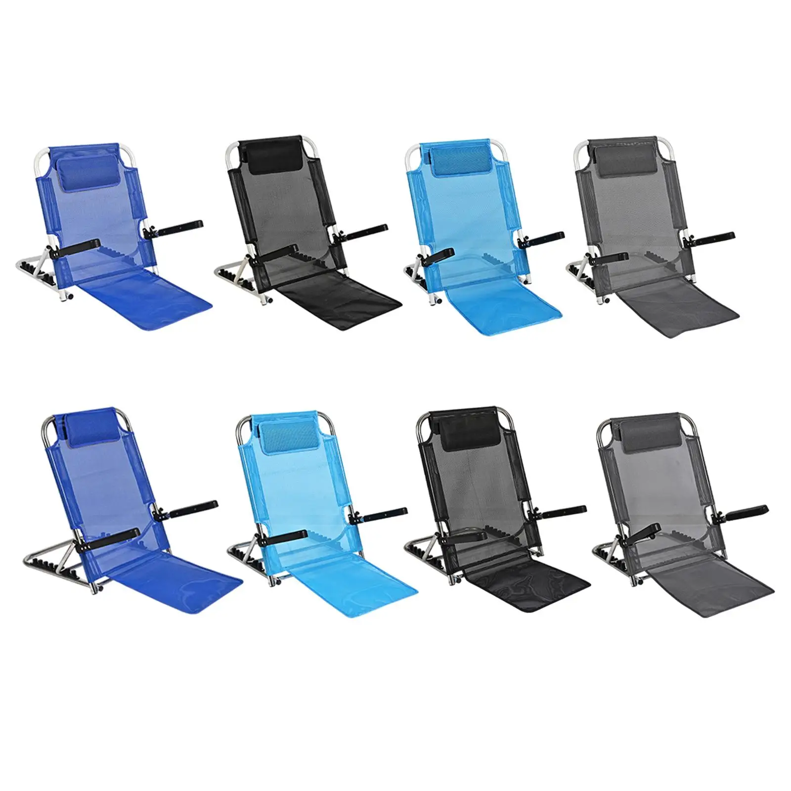 

Floor Beach, Chair Beach Chair, Reading Bed Rest Pillow, Adjustable Portable Sit Up Backrest Bed Backrest for Elderly