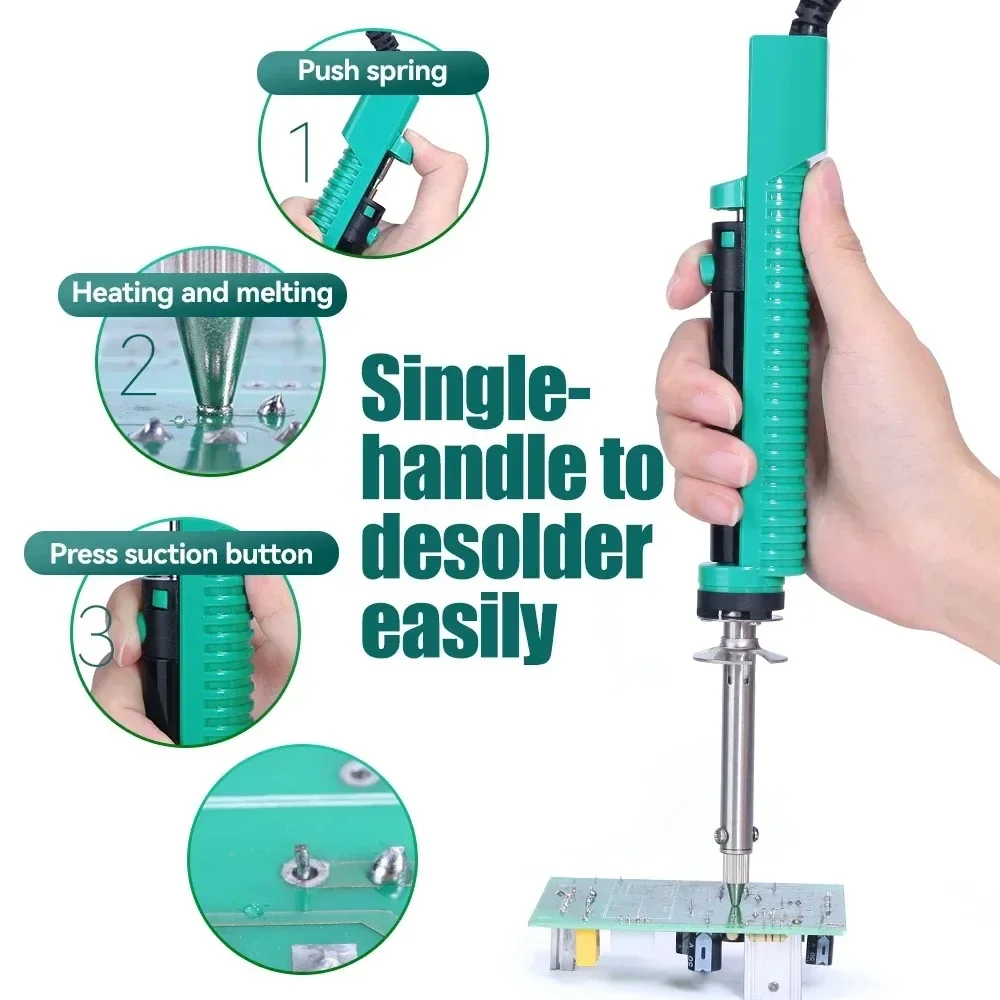 

30W 929D-V Electric Vacuum Desoldering Iron Suction Pump Gun Tool Set for Soldering Repair, 110V 220V Soldering RepairTool