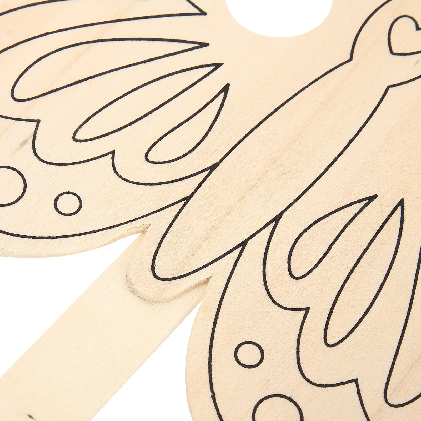 

6Pcs Wooden Kids Blank Painting Masks Graffiti Animal Masks Party Masquerade Halloween Gift Halloween Mask Painting Mask