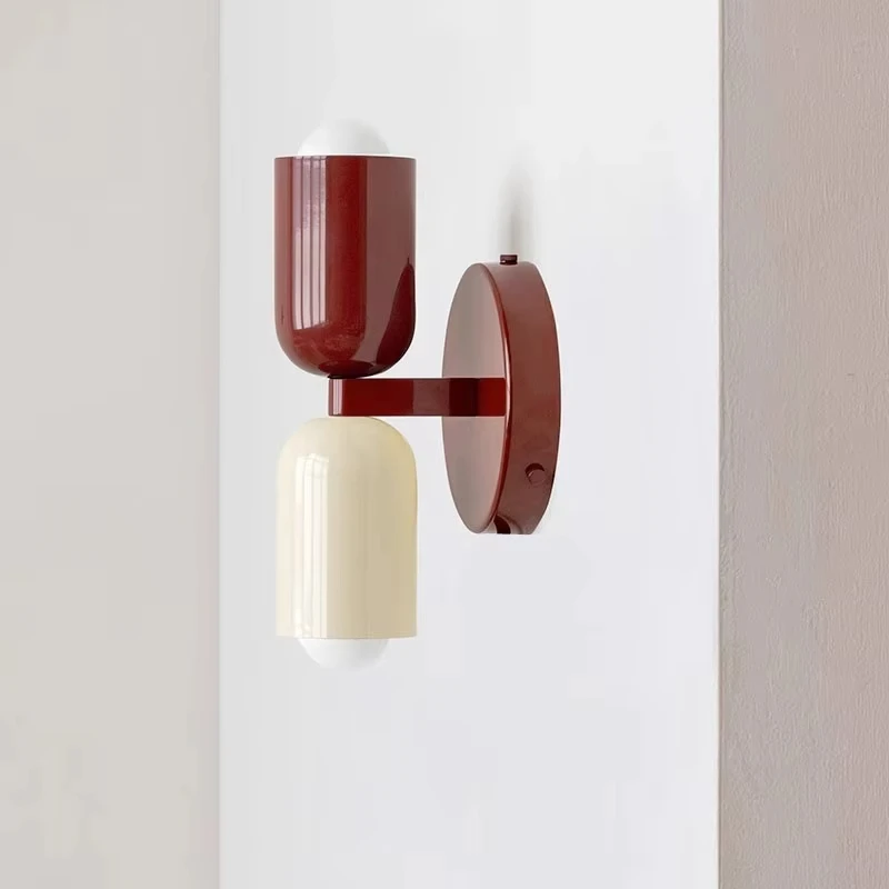 Marcon Multi Modern Bedroom Bedside Wall Lamp Corridor Staircase Balcony Dining Room Lighting Simple Store Wall Lamp Ironwork E2