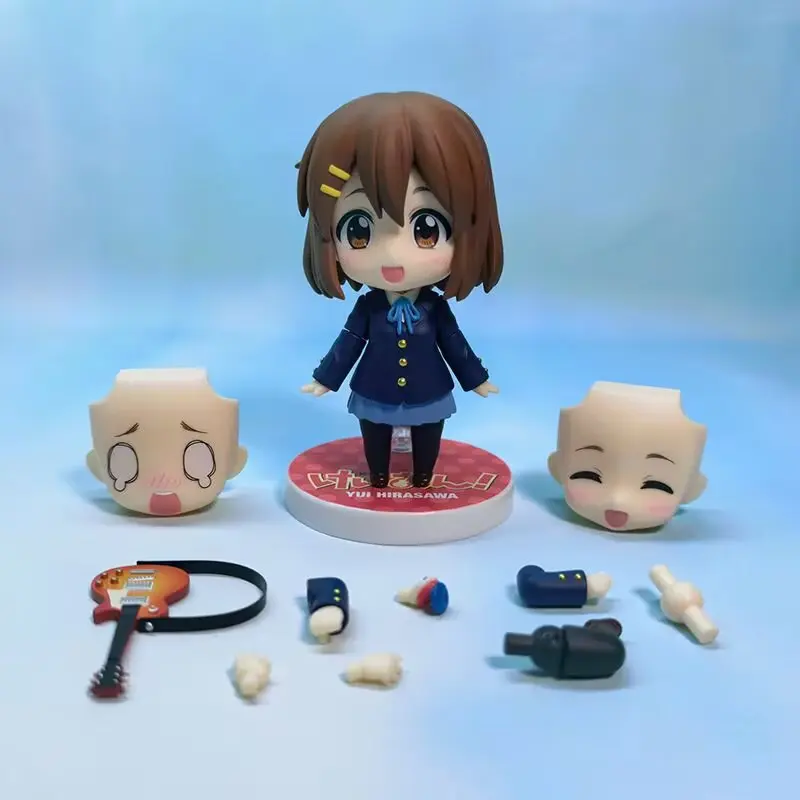 2900 Yui Hirasawa K On Anime-Figur, bewegliches, austauschbares Gesicht, verpackt, PVC-Tischdekoration für Anime-Sammler und Fans