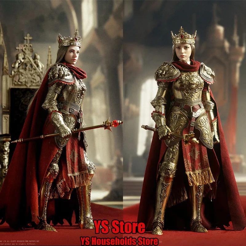 POP COSTUME ALS-020 1/6 The Lionheart Queen Collectible Action Figure Era of Europa War Original Simulation 12