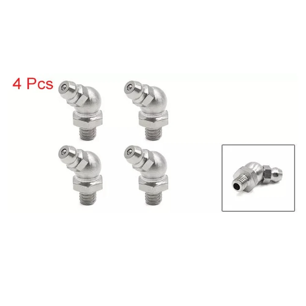 High Hardness Nipple 45 Degree Grease Fitting Machinery Lubrication High Hardness No Oil Leakage Quality Assurance