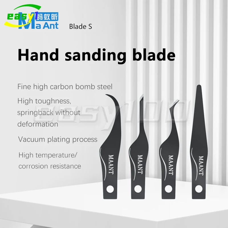 MaAnt Blade-Pure Hand Grinding Knife, 5 em 1, resistência a altas temperaturas, adequado para placa-mãe CPU IC, Rubber Edge Removal Tool