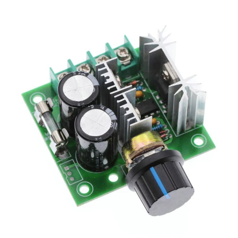 DC 12V 24V 30V 40V 13KHZ Auto PWM DC Motor Speed Regulator Governor Speed Controller 10A 50V 1000uF