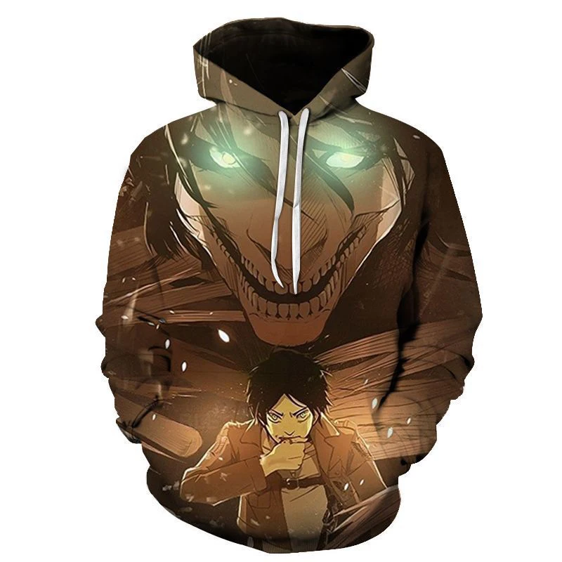 

Attack on Titan Japanese anime 3D Printed Men Women Hooded Hoodie Fashion Graphic Hoodie Casual Streetwear Pullover Hoodies Tops