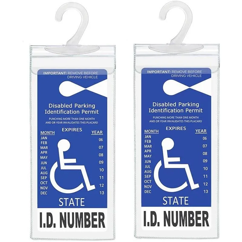 Handicap Placard Holder- 10.6