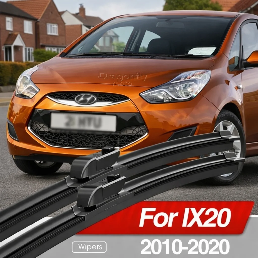 Frontscheibenwischerblätter 2 Stück Windschutzscheiben-Zubehör 2011 2012 2013 2014 für Hyundai IX20 2010-2020 2018 2019