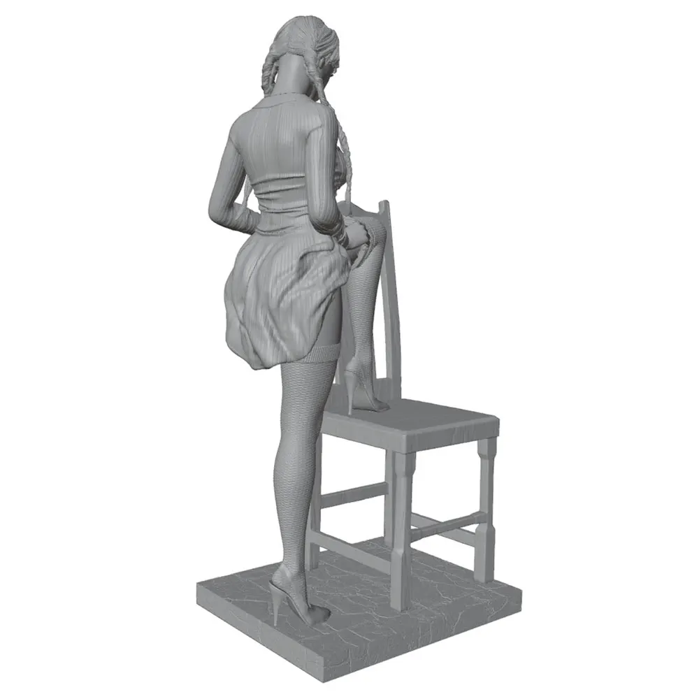 Figura de resina 75mm para modelismo y coleccionismo – Sin pintar - imagen 5