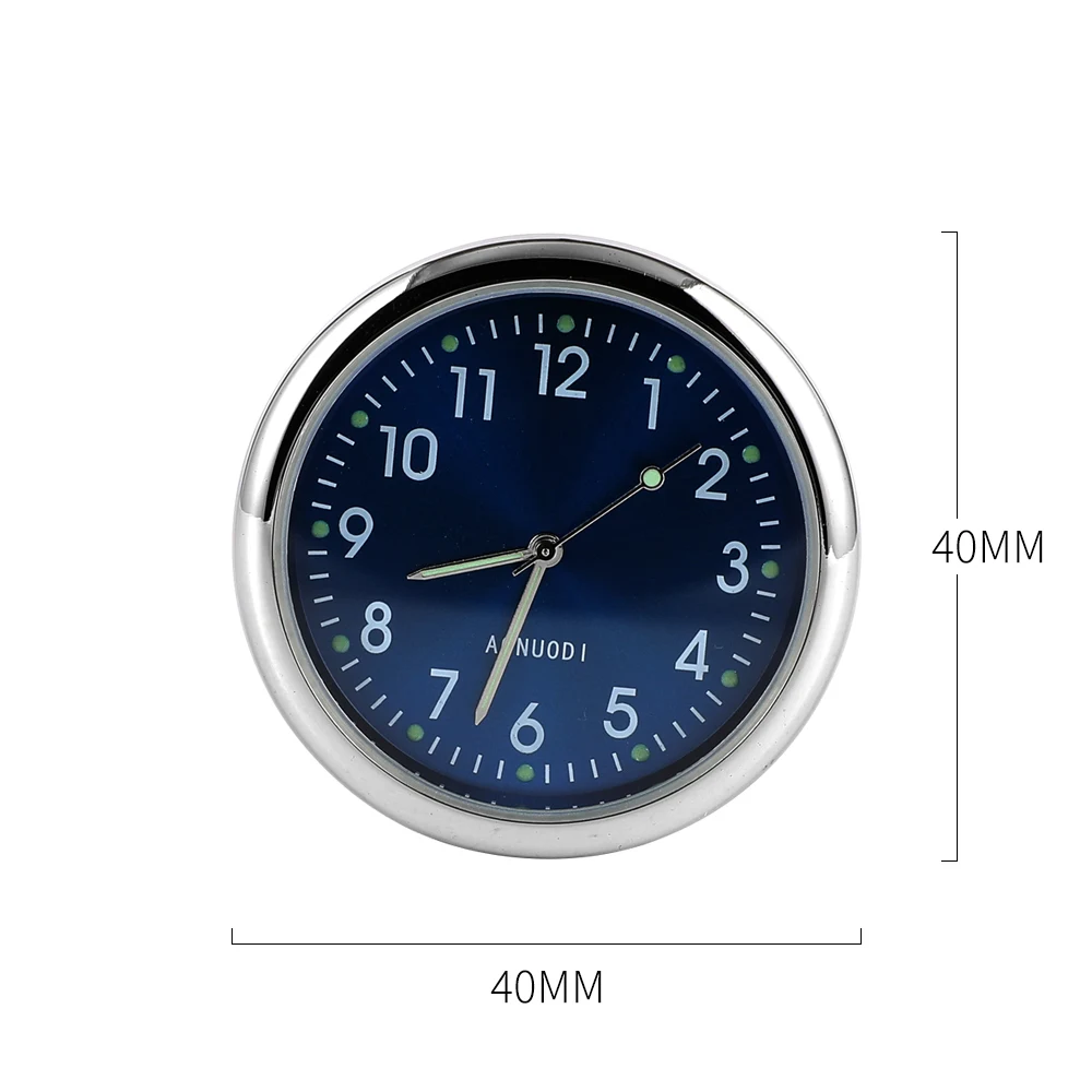 Car clock centre air vent electronic quartz clock creative luminous car supplies quartz watch decoration dial accessories