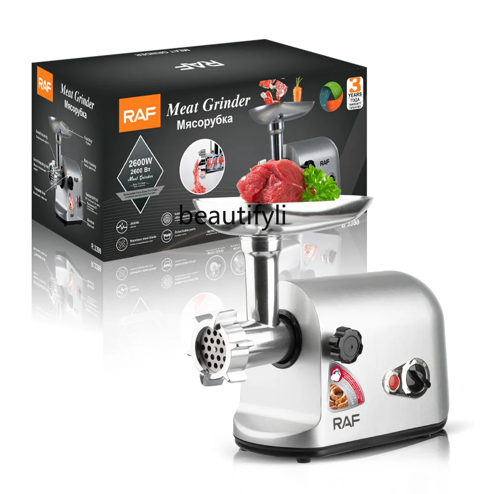 Desktop electric multi-function meat grinder Commercial multi-function meat grinder, mutton sausage automatic enema machine