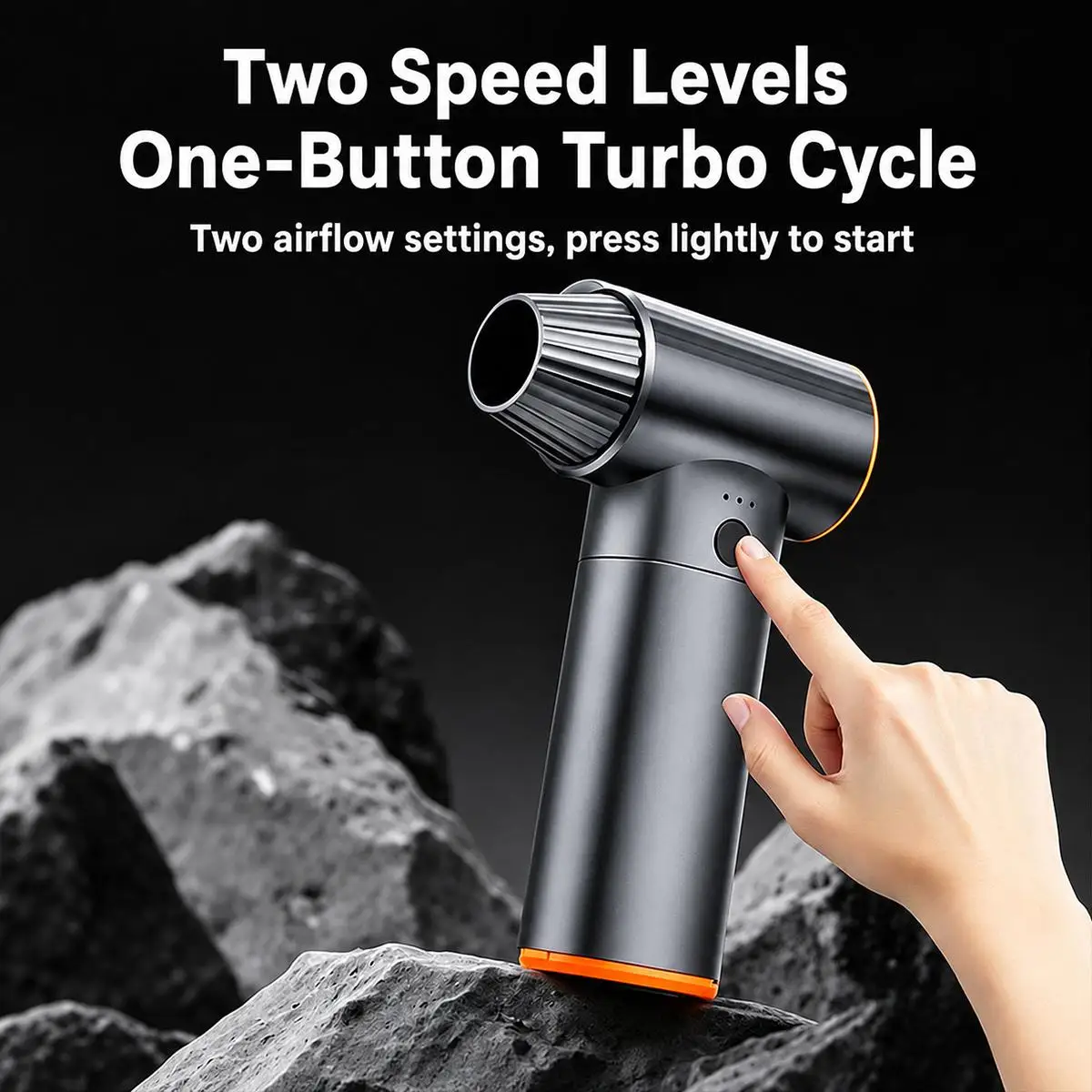 ST-8120 Handheld Brushless Motor Turbo-fan Dust Air Blower with Safety Hammer