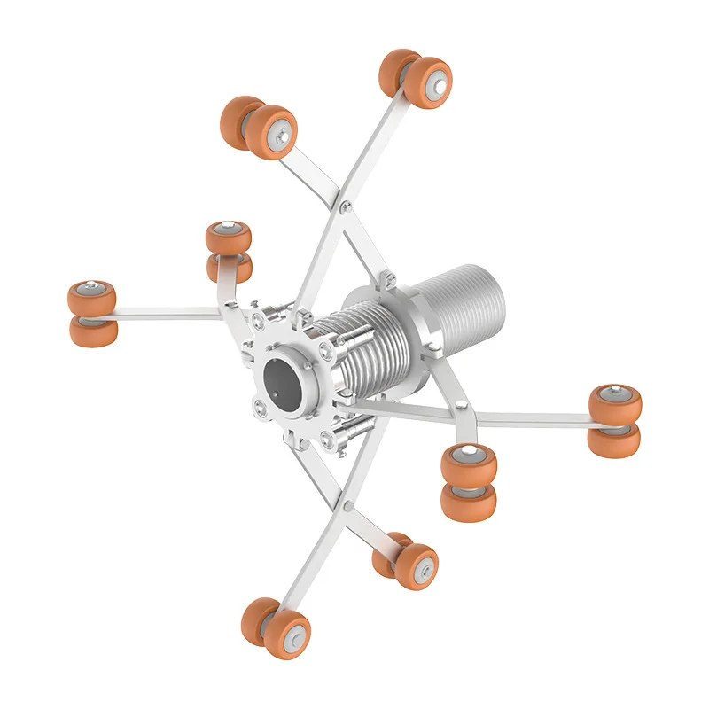 

Duct endoscope camera illuminated crawler