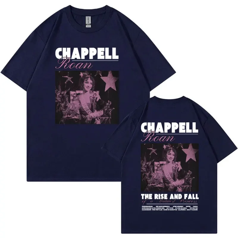 Limited Chappell Roan Midwest Princess Tour 2024 T Shirts Men Women Hip Hop Harajuku Y2k T-shirt Pure Cotton Short Sleeve Tshirt