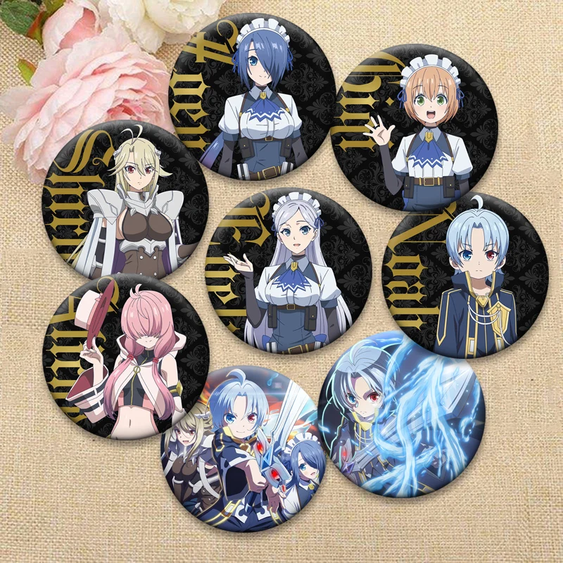 

NOAH ARARAT,ZOEY Cartoon Badge Noble Reincarnation Born Blessed, So I'll Obtain Ultimate Power Brooch Exquisite Round Pins Decor