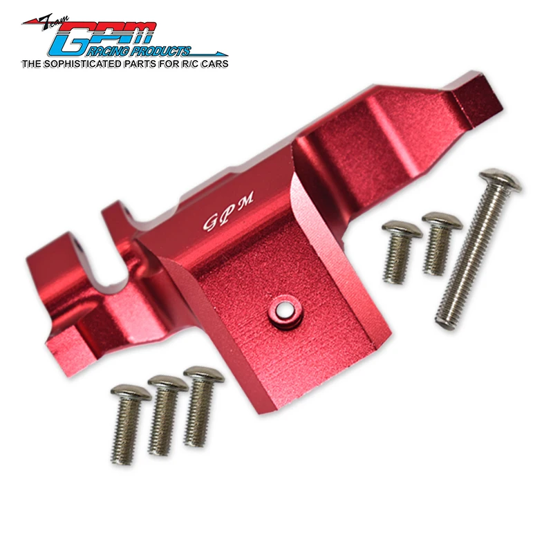 Cubierta de la caja del engranaje de resorte inferior de TRANSMISIÓN de aluminio GPM para 1/10 TRX4 DEFENDER TRAIL CRAWLER-82056-4