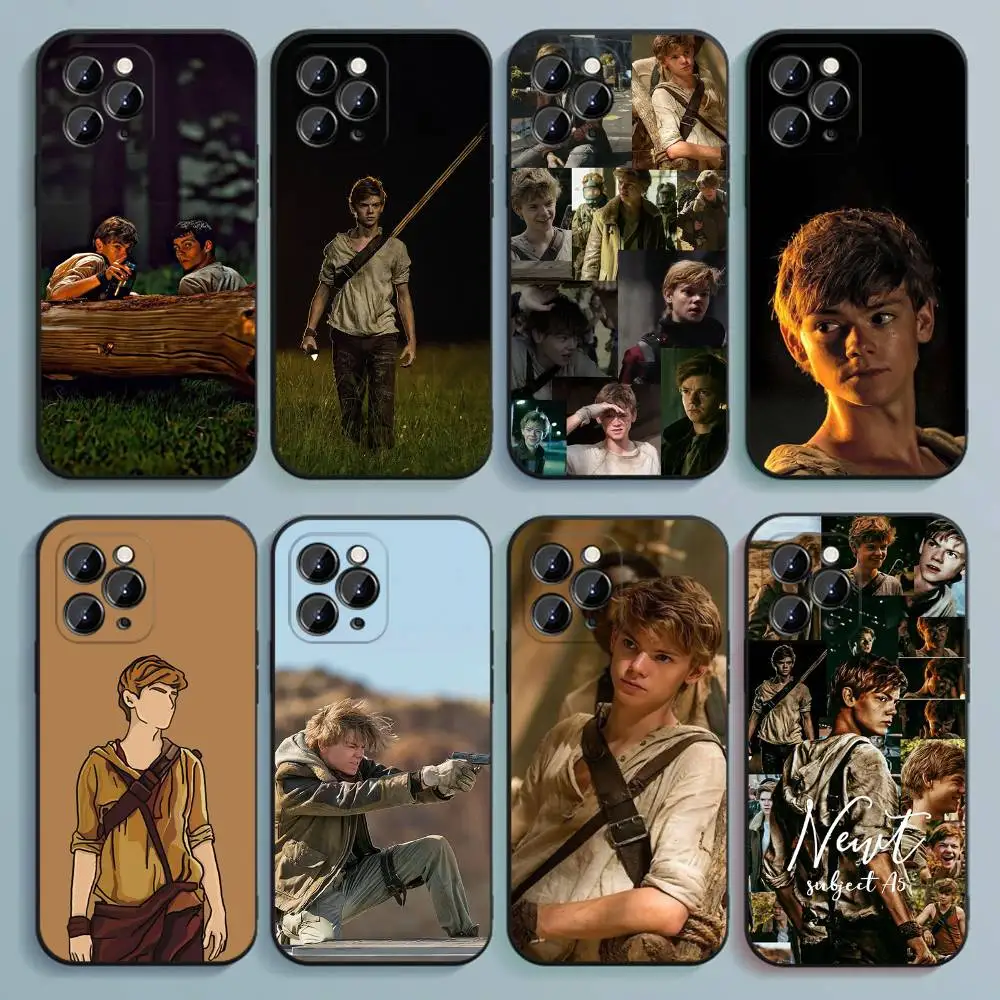 

Newt The M-Maze R-Runner Phone Case For iPhone 17,16,15,14,13,12,Pro,Max,Plus,E,SE4,Air,Mini Black Soft Cover