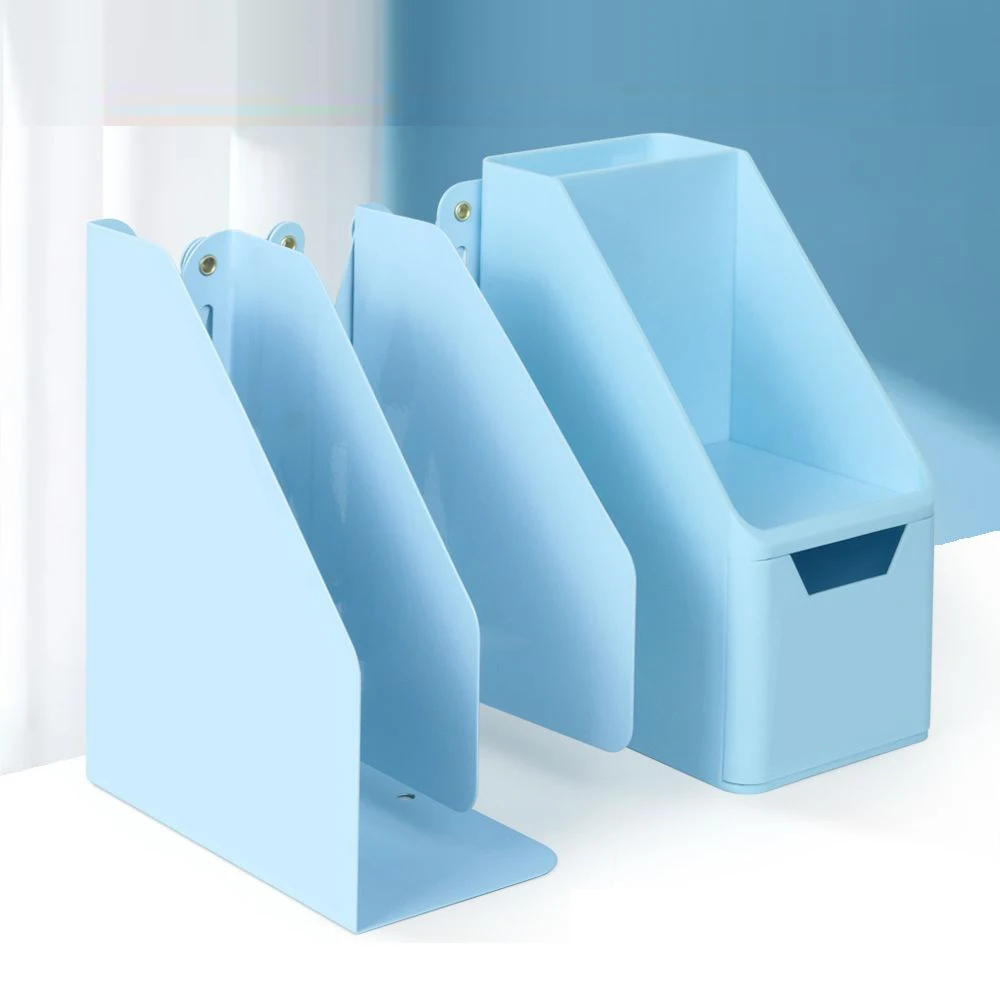 Large Multi-functional Retractable Bookends Metal Desk Book Holder Desks Organizer Office School Home Bookshelf Stationery New