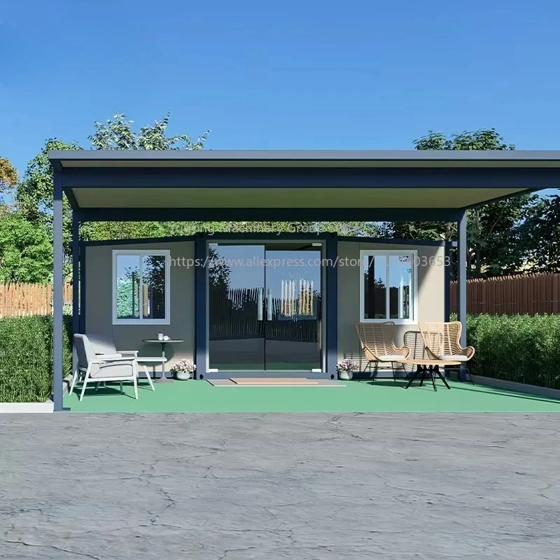 Luxury Villas Detachable Small Tiny Portable House Quickly Installed Steel Container Prefabricated Expandable Houses