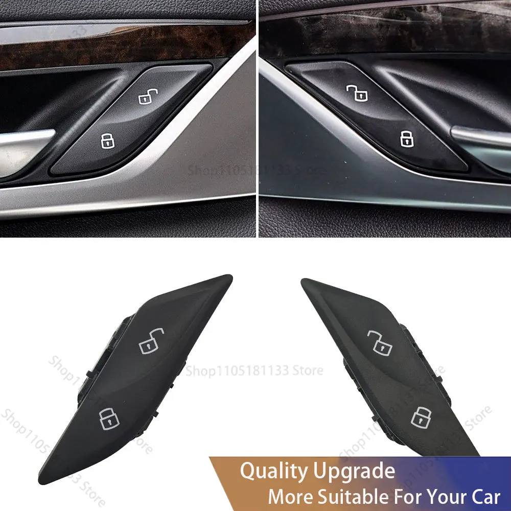 For BMW G30 G31 G32 Car Interior Central Door Lock Unlock Switch Button Cover For BMW 5 6 Series 520 523 525 528 530 535 630 640