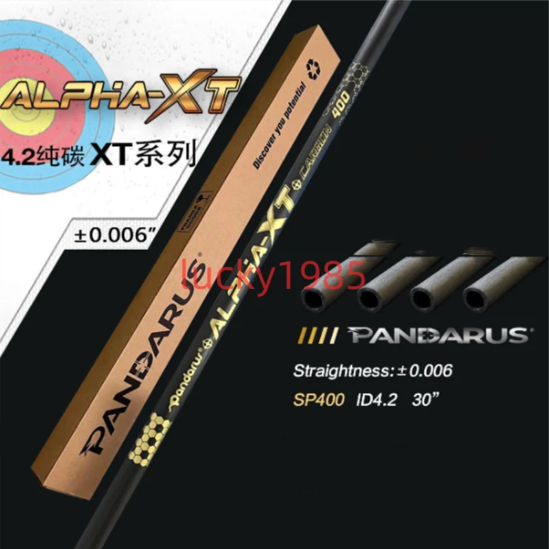 12pcs PANDARUS Archery ID4.2mm Pure Carbon Arrow Shaft (Alpha-X Series) Straightness -/+0.006 Pure Carbon Arrow Bow SP400-SP1000