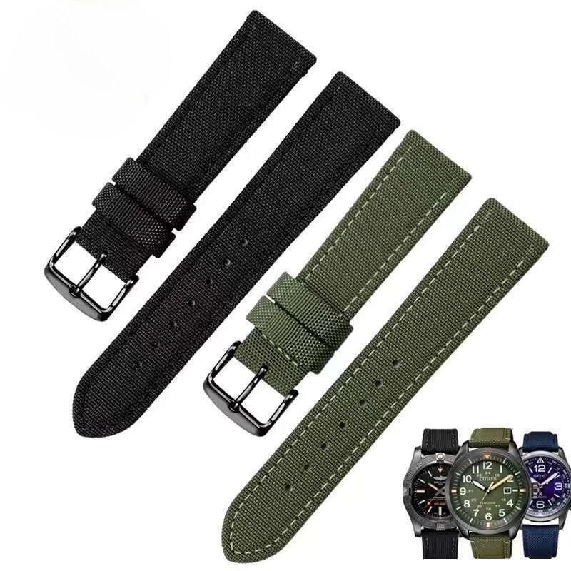 Для Seiko No 5 нейлоновый ремешок для часов SNK809/807/SRPC31 Green Water Ghost SEIKO парусиновый ремешок для часов аксессуары 20 22 мм браслет