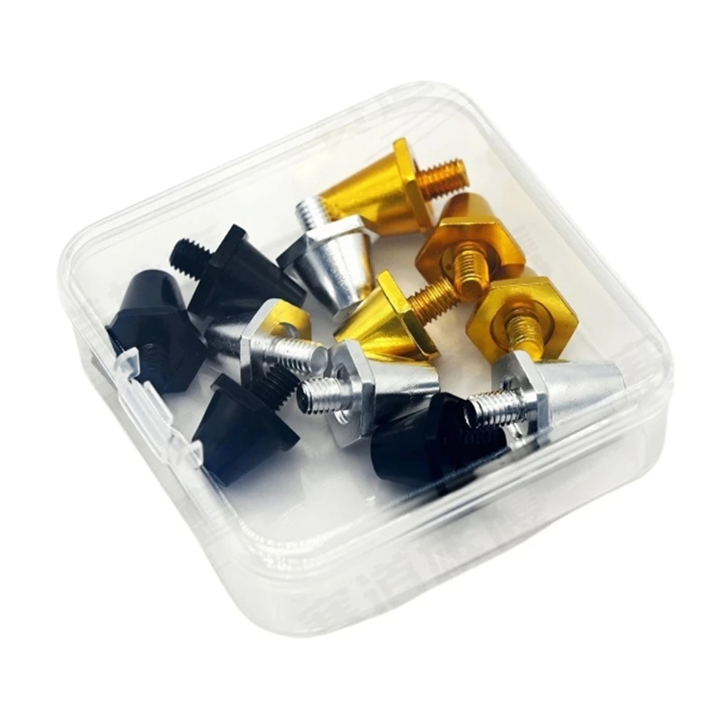 12Pcs/set Football Studs Replacement Safety Aluminum Football Studs, Football Boot Studs for Adults Boy Girl Kid Shoes 24BD
