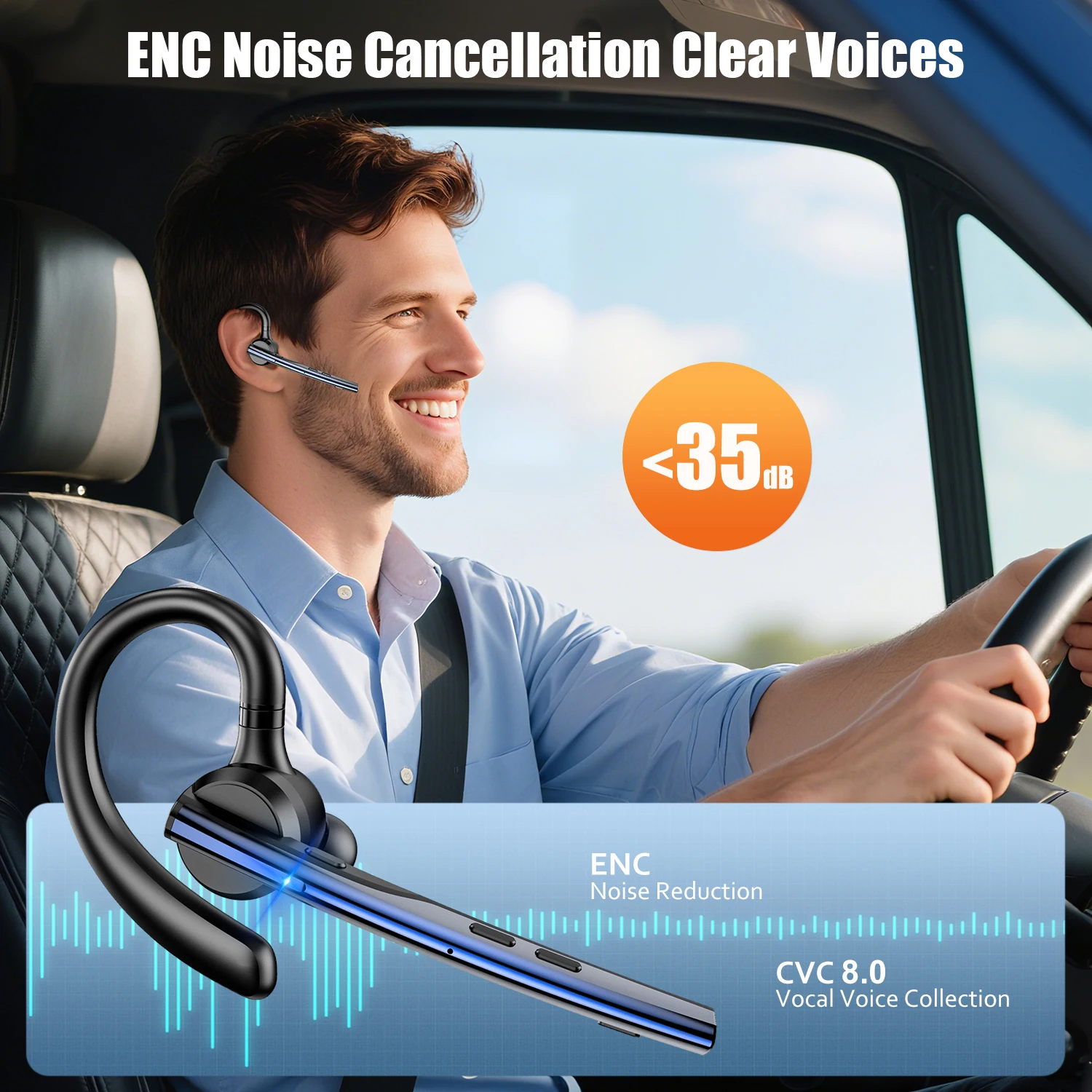 LENOVO - 4XD1B65028 Auricolare Stereo Bluetooth con Cavo e Archetti Colore Nero