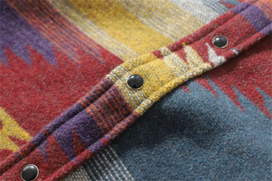 Hip Hop Tie Dye Snap Button Long Sleeve Shirts Men Fashion Casual Streetwear Dress Shirt Coats Male Hipster Shirts Tops