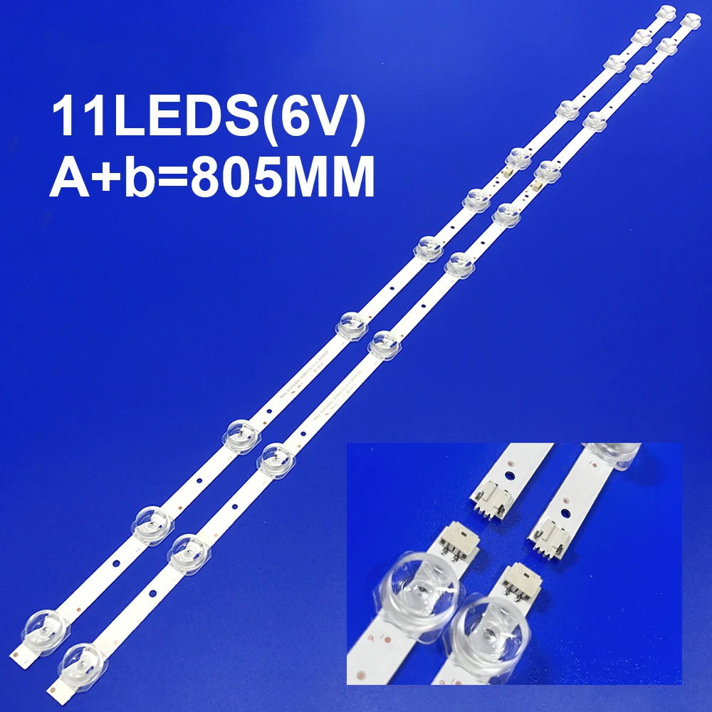 LED Backlight Strip 43UD6306 43EP600 43UD6326 43UD6406 43DP600 4C-LB4311-ZM08J 4C-LB4311-ZM04J LVU430NDEL AD9W08 V2 43HR330M11A3