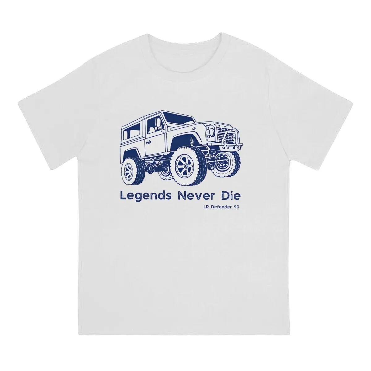 Land Rover Men\'s TShirt Legends Never Die Defender 90 Trucks Distinctive T Shirt Harajuku Sweatshirts Hipster