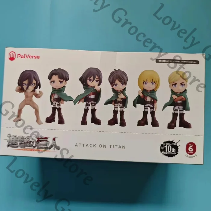 Anime Attack on Titan Hange Zoe Shingeki No Kyojin Levi Ackerman Cosplay Cartoon Garage Kits Ornament Figures Model Mascot Gift