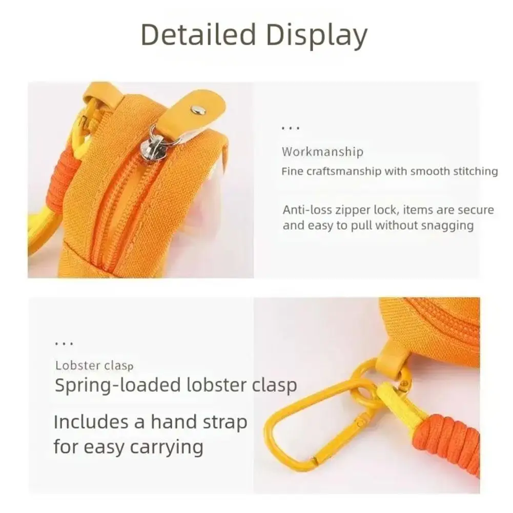 حقيبة عرض الدمية الشفافة، حافظة واقية سميكة، حقيبة ساحرة على شكل سلسلة مفاتيح مبتكرة لحقيبة عرض تاماغوتشي بارادايس