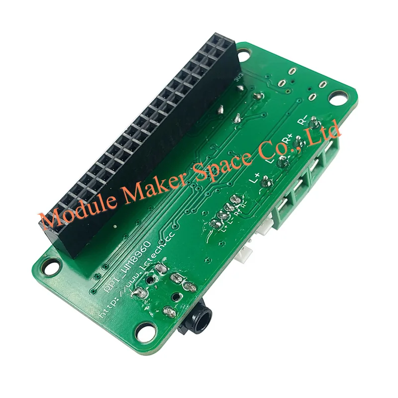 WM8960 Audio Decoder Module with Voice Recognition, All-in-One Audio Board Dual Microphone I2C for Smart Speaker DIY