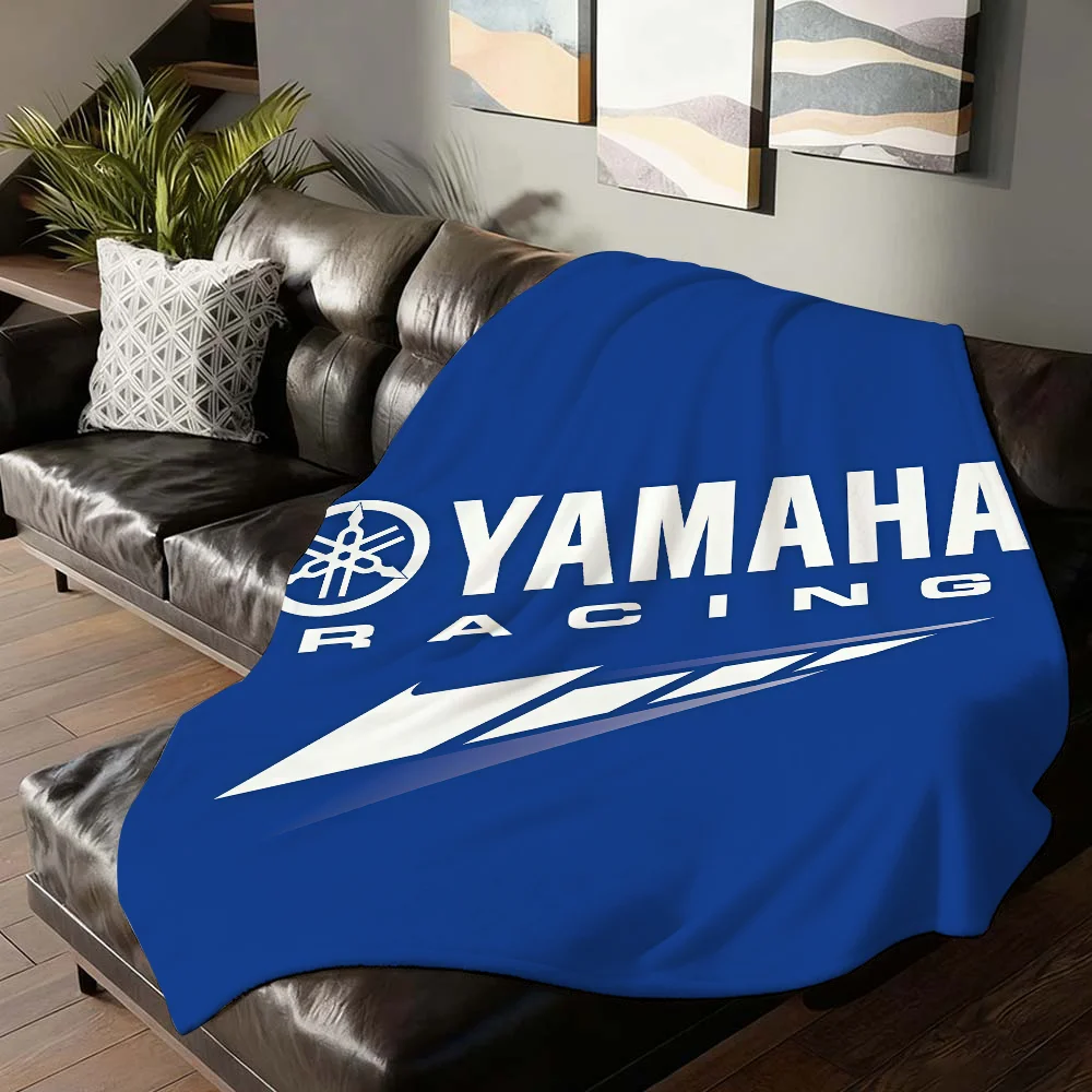 Fashion print  Y-Yamaha Blanket For Sofa Office Bed Plane Travel Sleep Read Relax Camping Soft And Warm