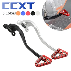 Motorcycle CNC Aluminum Rear Pedal Brake Lever For KTM XC XCF XCW XCFW EXC EXCF SX SXF TPI Six Days 125-500 2017-2020 2021 2022