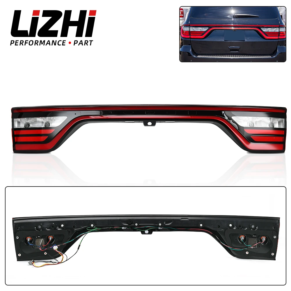 For 2014-2022 Dodge Durango Liftgate Center LED Rear Lamps W/Camera Hole 68453659AA 8453659AC 68292432AB